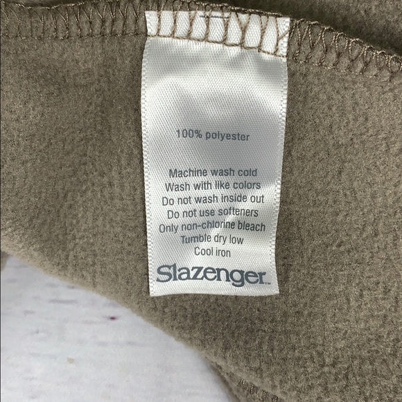 Slazenger NWT fleece lined 1/4 zip golf vest sz L - Picture 8 of 11